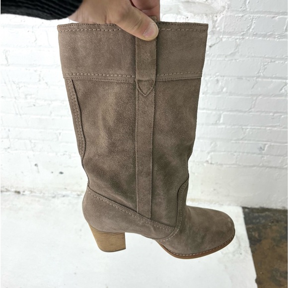 *๐HP ๐ Timberland | Earthkeepers Rudston taupe Suede Heeled Boots Size 8 - Picture 8 of 16